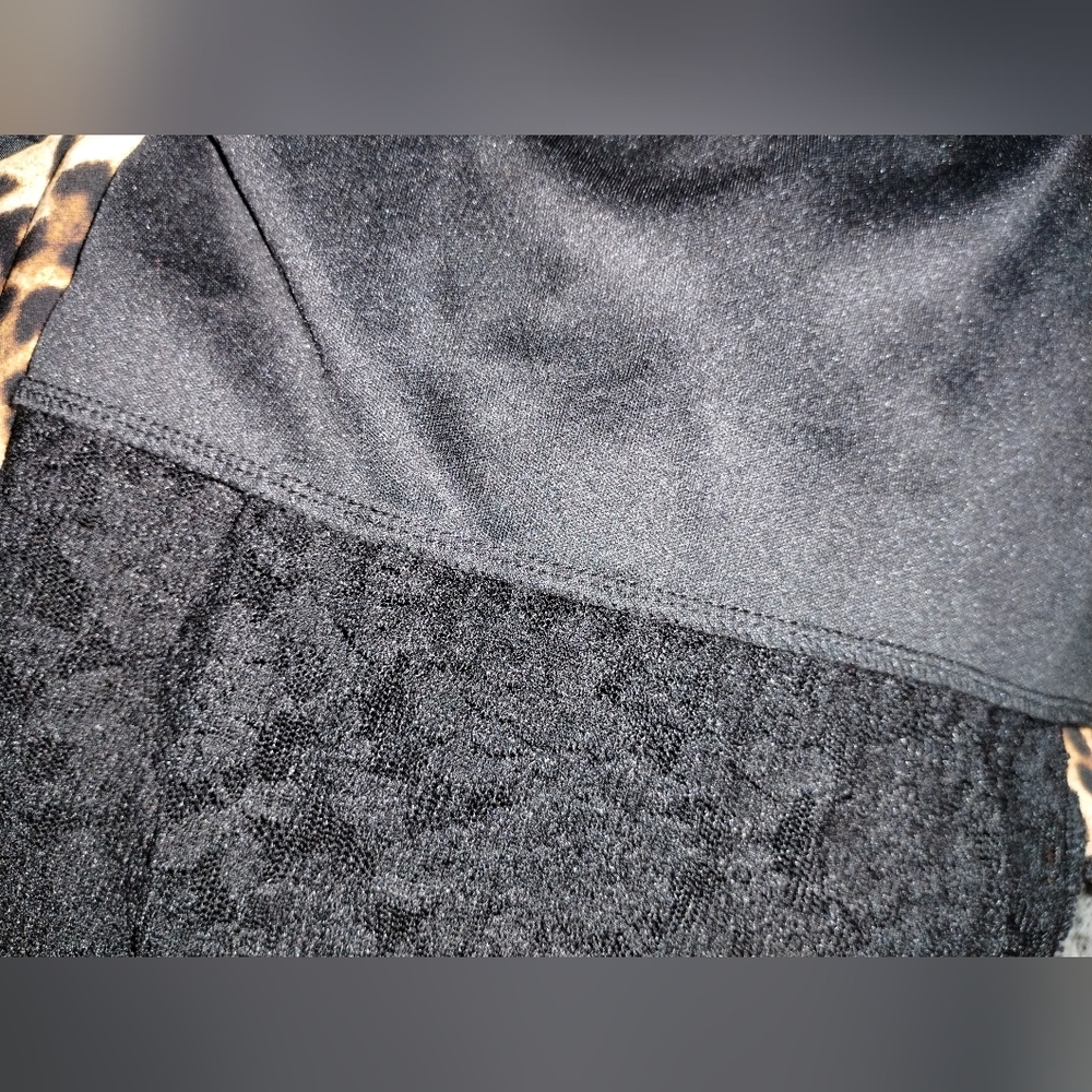 Audrey black lace dress, mock turtleneck, soft lace size s - Picture 7 of 8